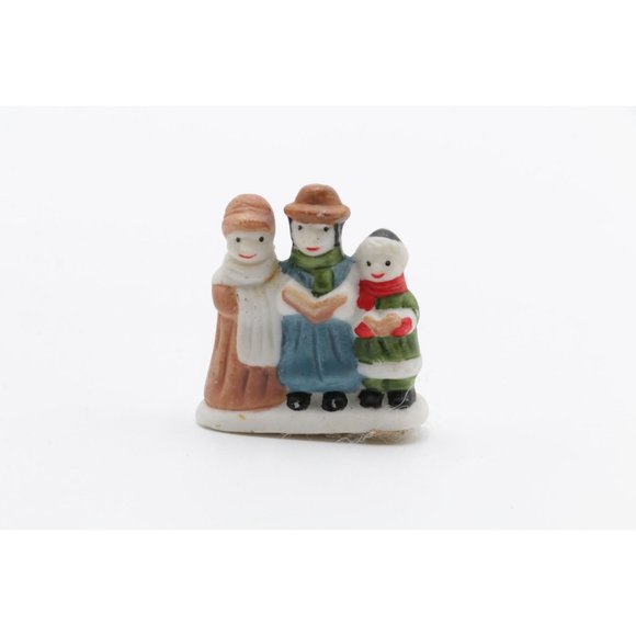 Christmas Village Figurines Vintage Figurine Collection Holiday Winter Scene - Picture 7 of 10